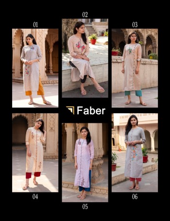 100 Miles Faber kurtis with Pant catalog wholesaler