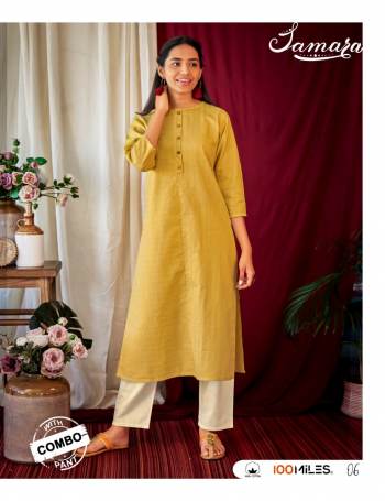 100 miles Samara Kurtis with pant catalog wholesale price