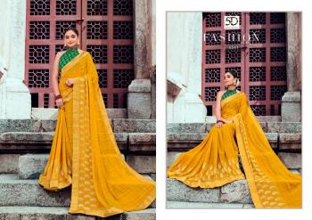 5D Designer Sangini vol 2 Georgette Saree wholesale price