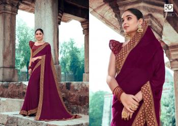 5D Designer Sangini vol 2 Georgette Saree wholesale price