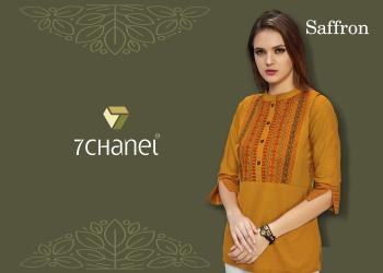 7 Chanel Saffron rayon western tops wholesale price