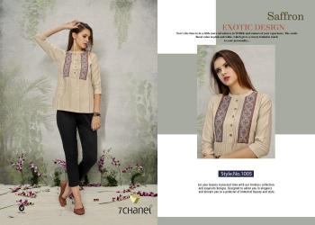 7 Chanel Saffron rayon western tops wholesale price