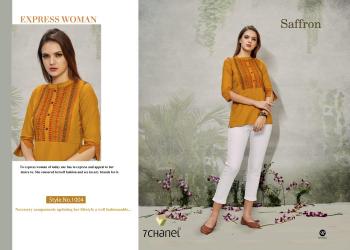 7 Chanel Saffron rayon western tops wholesale price