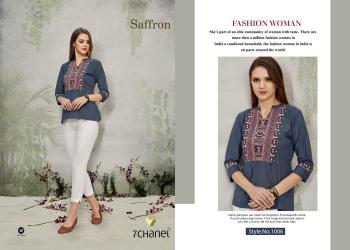 7 Chanel Saffron rayon western tops wholesale price