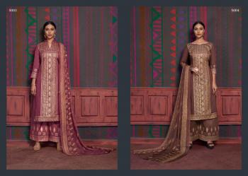 AAA Designer Studio Gold Satin Cotton Suits wholesale Price