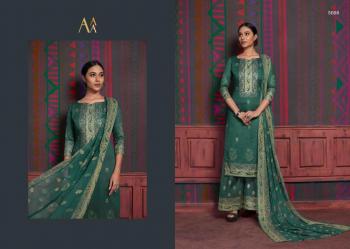 AAA Designer Studio Gold Satin Cotton Suits wholesale Price