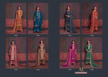 AAA Designer Studio Gold Satin Cotton Suits wholesale Price