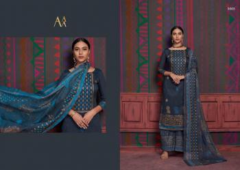 AAA Designer Studio Gold Satin Cotton Suits wholesale Price