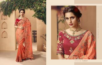 Aabhushan Silk thread work Saree catalog wholesaler