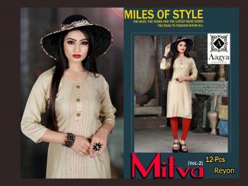 Aagya mitva Rayon kurtis with Legging catalog