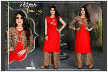 Aagya Princess vol 2 kurtis with palazzo and Koti Concept