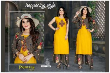 Aagya Princess vol 2 kurtis with palazzo and Koti Concept