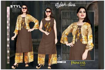 Aagya Princess vol 2 kurtis with palazzo and Koti Concept