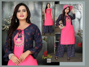 Aagya purvi Plazo Party wear rayon kurtis with palazzo wholesaler