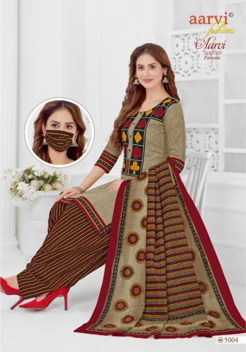 Aarvi Fashion Special patiyala vol 15 Cotton readymade dress