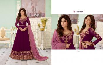 Aashirwad Aarya Georgette Anarkali wedding gown