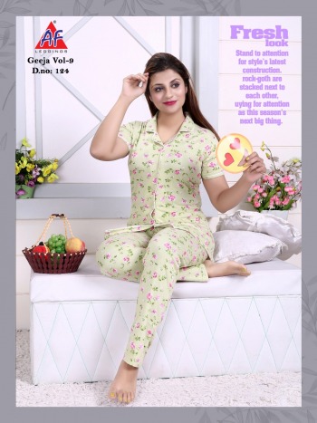 AF Geeja vol 9 Girls Night Dress wholesale price