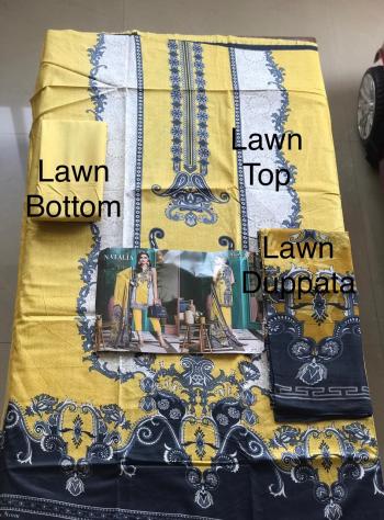 Agha Noor vol 3 Luxury Lawn Cotton Pakistani Dress Material