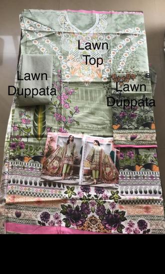 Agha Noor vol 3 Luxury Lawn Cotton Pakistani Dress Material