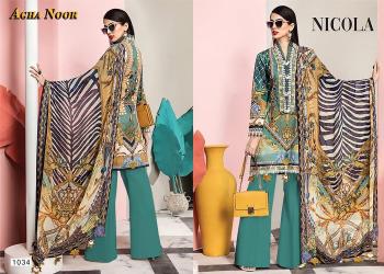 Agha Noor vol 3 Luxury Lawn Cotton Pakistani Dress Material