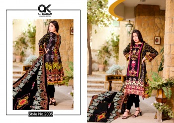 Al Karam kesariya vol 2 pakistani dress wholesale Price