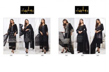 Al Zohaib Black and White pakistani Suits Wholesaler