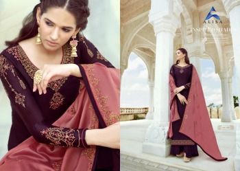 Alisa Sanchi Satin Georgette salwar kameez wholesaler