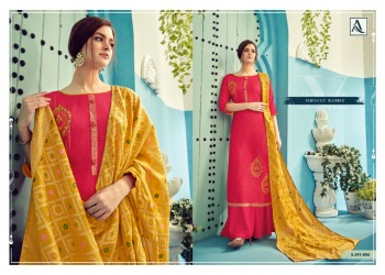 Alok Suits aakar Viscos Maslin Salwar Kamee catalog