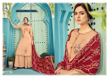 Alok Suits aakar Viscos Maslin Salwar Kamee catalog