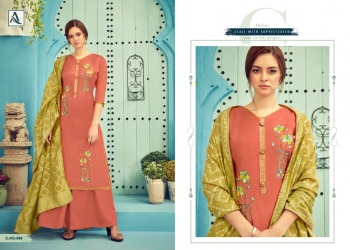 Alok Suits aakar Viscos Maslin Salwar Kamee catalog