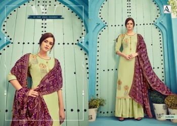 Alok Suits aakar Viscos Maslin Salwar Kamee catalog