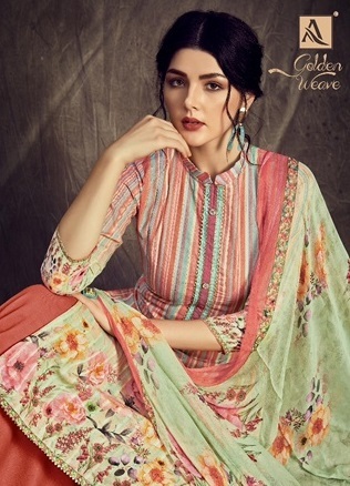 Alok-Suits-Golden-Weave-Cotton-Zari-work-Salwar-kameez-wholesaler-12