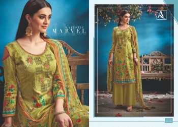 Alok Suits hrida Zam Cotton Salwar Kameez Wholesaler