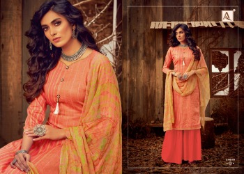 Alok Suits Husnah Zam Cotton Salwar kameez wholesale