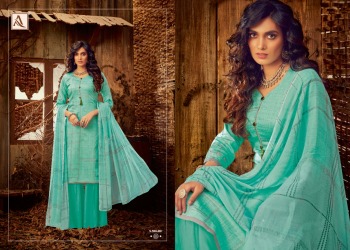 Alok Suits Husnah Zam Cotton Salwar kameez wholesale