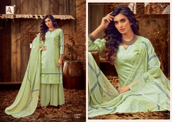 Alok Suits Husnah Zam Cotton Salwar kameez wholesale