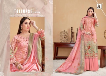 Alok Suits kalki jacquard Salwar kameez wholesaler