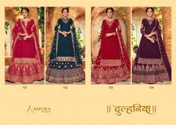 Amyra designer Dulhaniya Wedding Salwar Kameez wholesaler