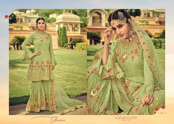 Amyra Designer Gajban Stitched Wedding Sharara Suits