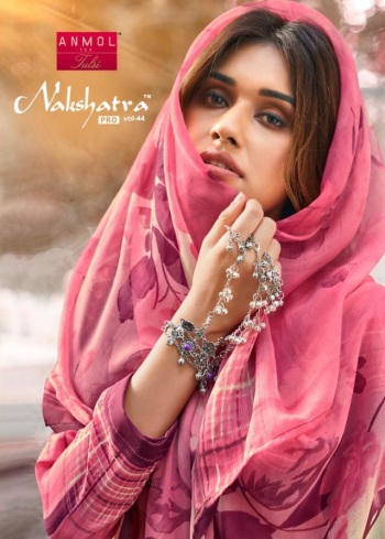 Anmol tex Nakshatra pr vol 44 Leon crape Suits