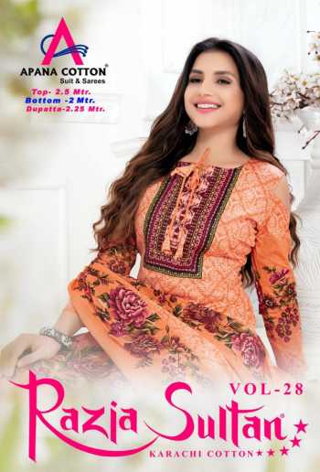 Apna Cotton Razia Sultan vol 28 Cotton Dress catalog