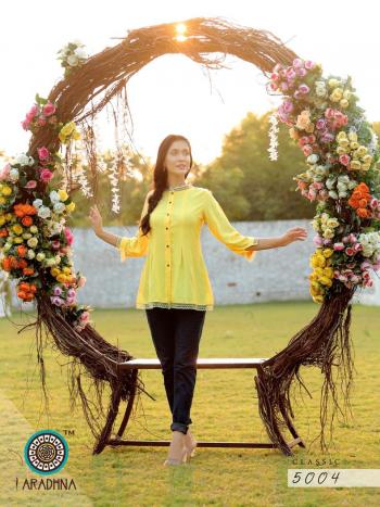 Aradhna Classic vol 4 Rayon western Tops Wholesaler