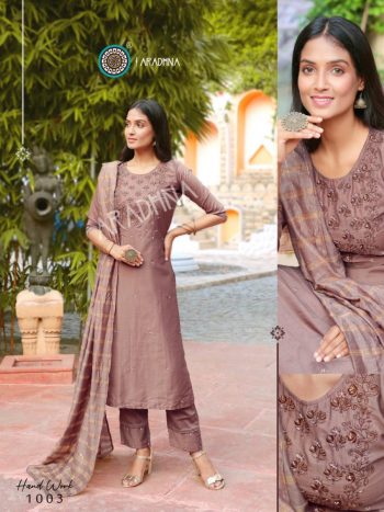 Aradhna Hand work vol 1 kurtis with Pant with Dupatta