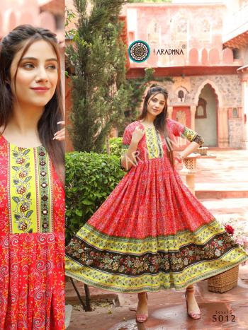 Aradhna Level vol 5 Rayon Anarkali Party wear kurtis wholesaler