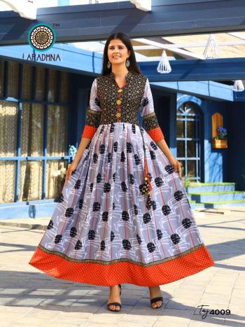 Aradhna Taj vol 4 Anarkali Long Party wear kurtis wholesaler