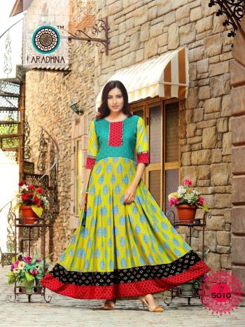 Aradhna Taj vol 5 Party wear kurtis catalog wholesaler