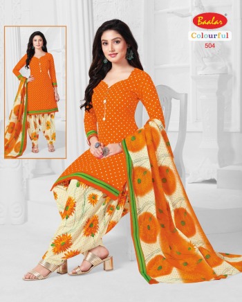 Baalar Colourful vol 5 Punjabi Cotton dress wholesaler