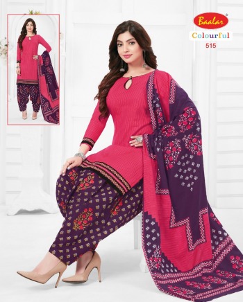 Baalar Colourful vol 5 Punjabi Cotton dress wholesaler