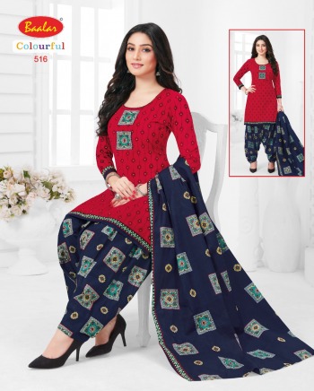 Baalar Colourful vol 5 Punjabi Cotton dress wholesaler