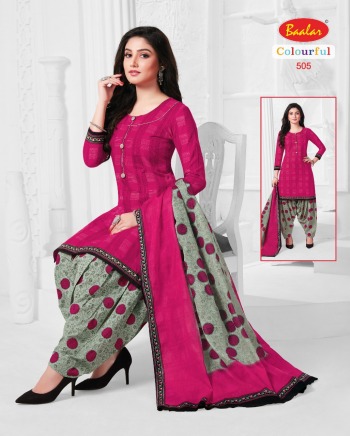 Baalar Colourful vol 5 Punjabi Cotton dress wholesaler